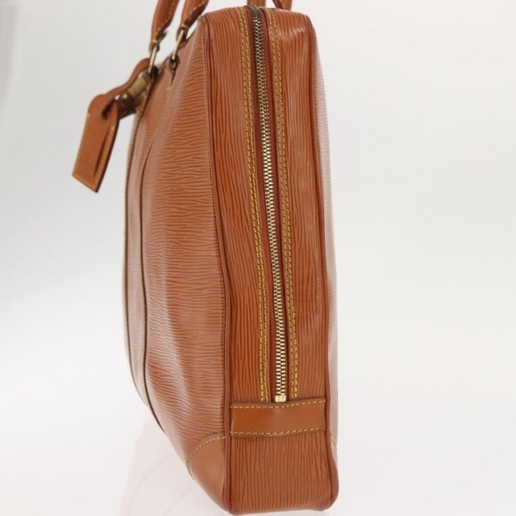 LOUIS VUITTON Epi Porte Documents Voyage Bag Zipangu Gold M54478 Auth bs29515 - Picture 4 of 16